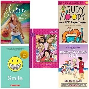 (5) Girls Books for 8-11 yrs old